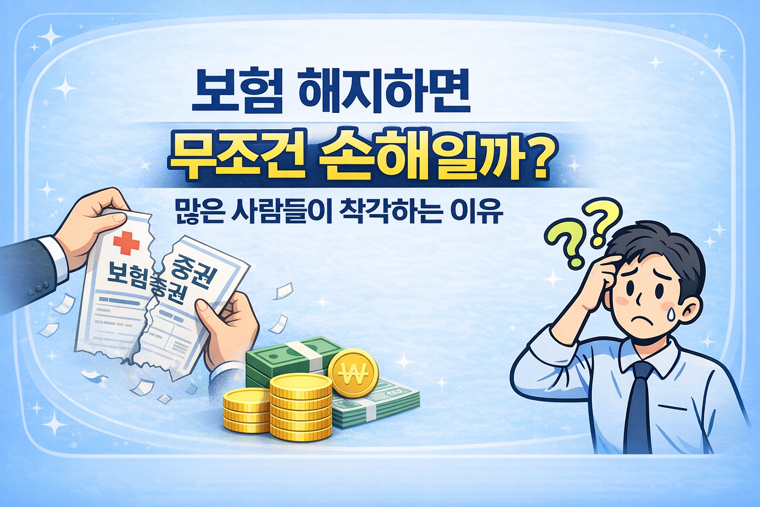 보험 해지 손해 여부 판단 기준 설명 썸네일