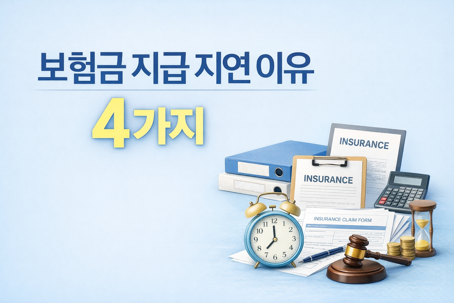 보험금 지급 지연 이유 4가지 보험사가 지급을 미루는 실제 사례 설명