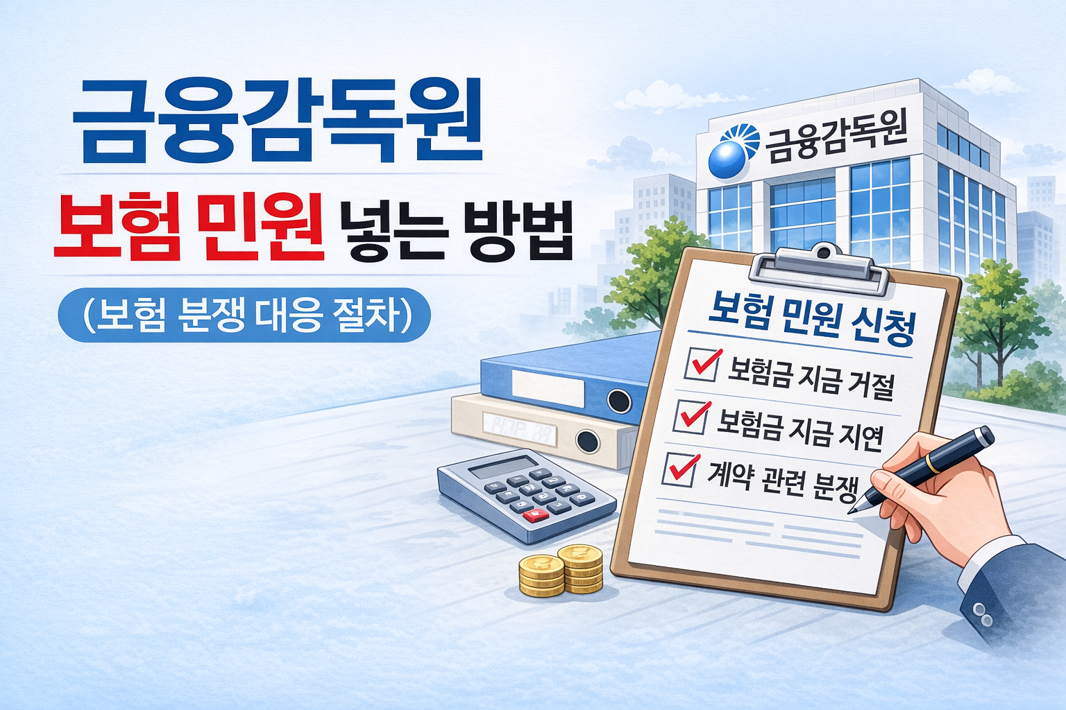 금융감독원 보험 민원 넣는 방법 보험 분쟁 대응 절차 설명