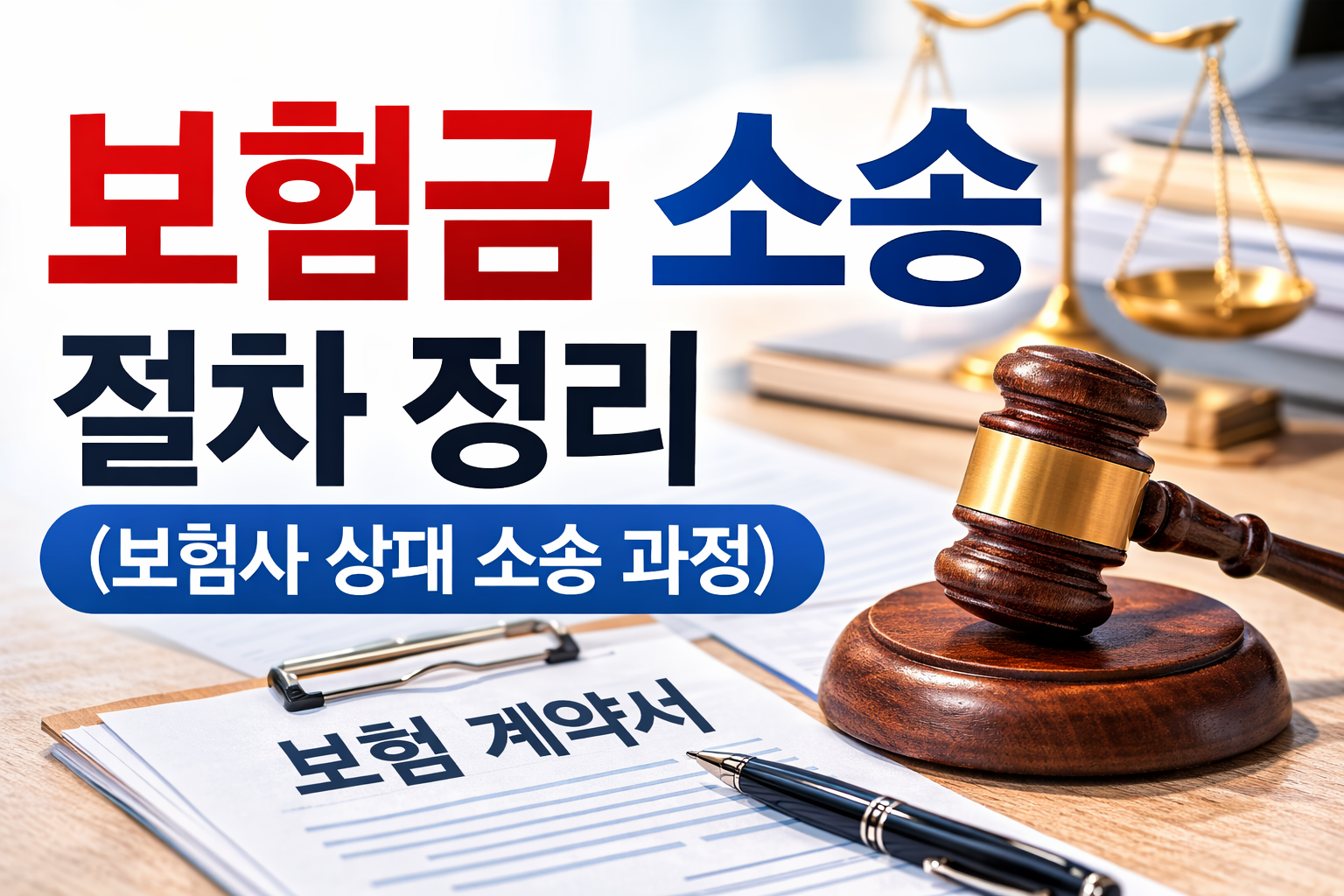 보험금 소송 절차 정리 보험사 상대 소송 과정 설명