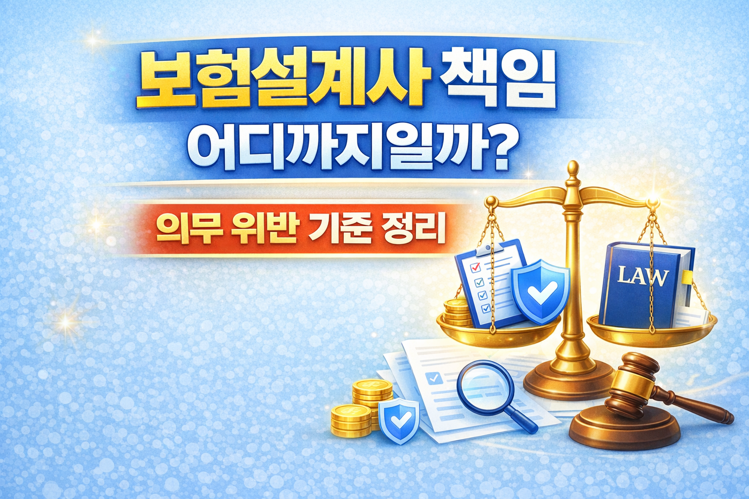 보험설계사 책임 범위와 의무 위반 기준 정리 썸네일