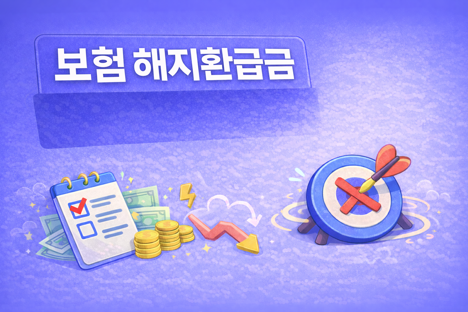보험 해지환급금이 초반에 거의 없는 이유를 구조 중심으로 설명하는 블로그 썸네일 이미지