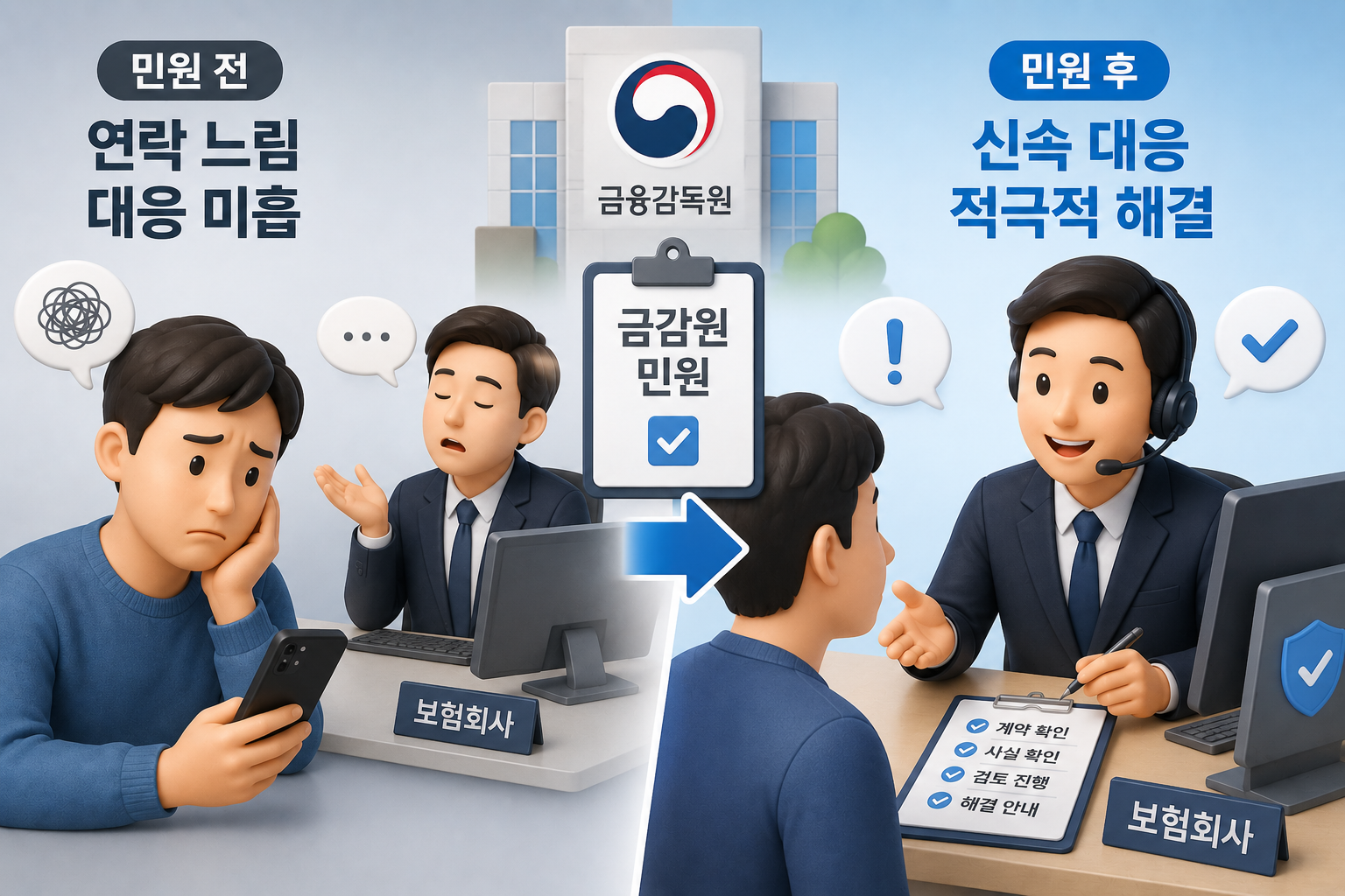 금감원 민원 이후 보험회사 분위기가 달라지는 이유를 설명하는 썸네일